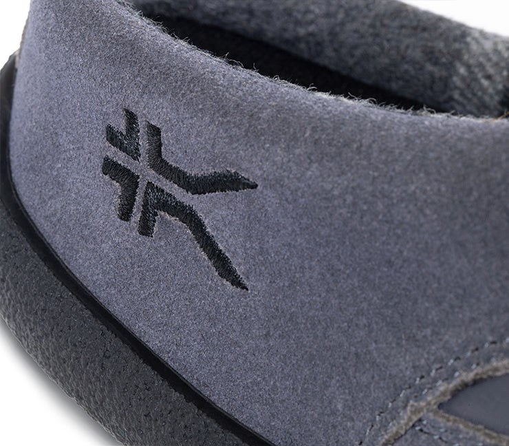 Slate Gray-Black Kuru DRAFT Slipper | TEW-716450