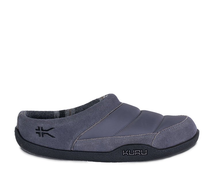 Slate Gray-Black Kuru DRAFT Slipper | TEW-716450