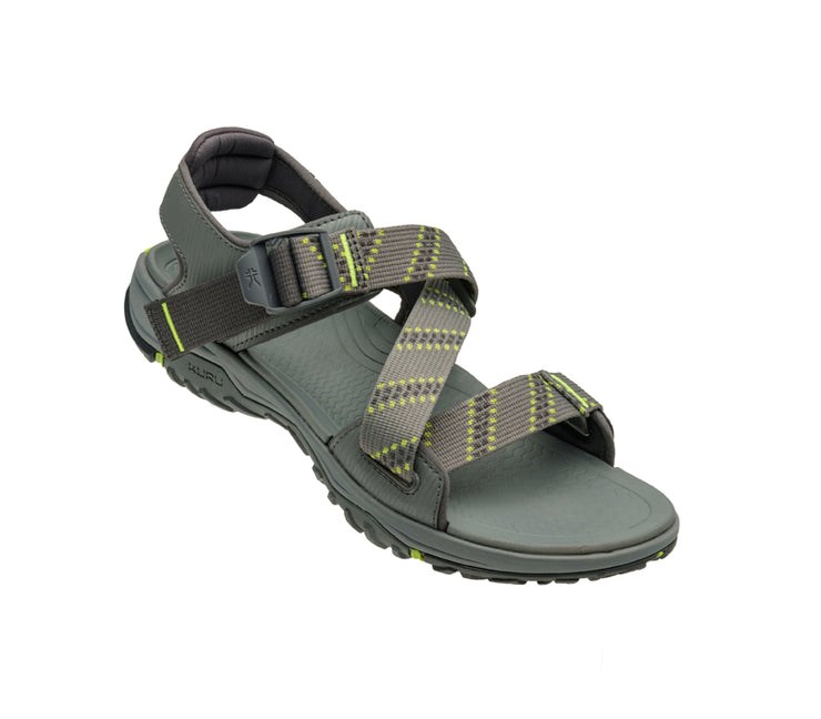 Slate Gray-KURU Green Kuru CURRENT Sandal | POL-714395