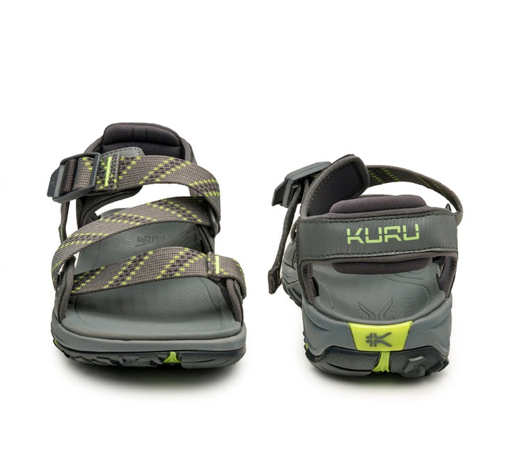 Slate Gray-KURU Green Kuru CURRENT Sandal | POL-714395