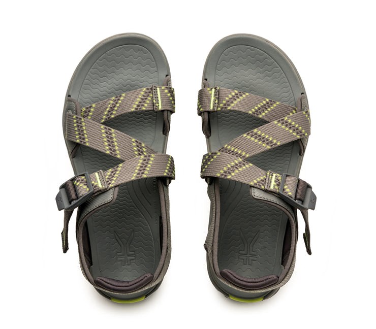 Slate Gray-KURU Green Kuru CURRENT Sandal | POL-714395