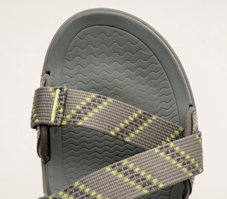 Slate Gray-KURU Green Kuru CURRENT Sandal | POL-714395