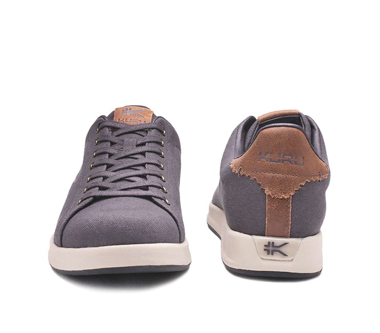 Smoke Gray-Sand Kuru ROAM Classic Court Sneaker | PTL-759368