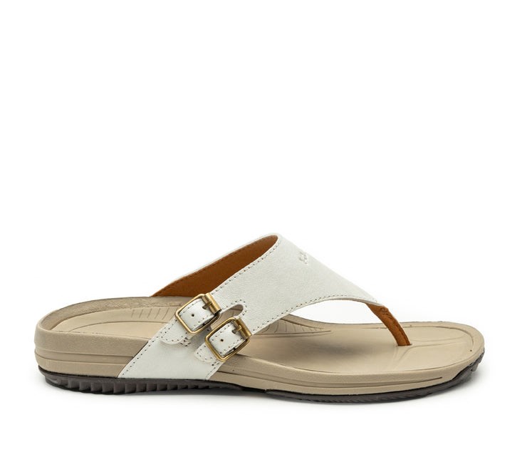 Soft White-Sand Kuru SUOMI Sandal | RJL-630249