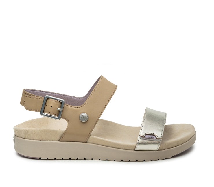 Kuru Sandals Hot Sale Online - Taupe-Metallic Womens GLIDE Sandal