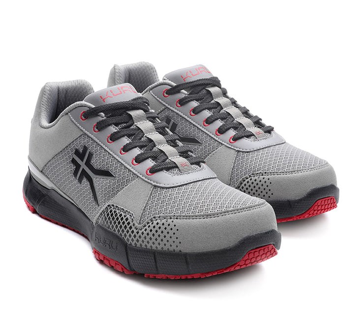 Tungsten-Cardinal Black Kuru QUANTUM Fitness Sneaker | HAU-256081