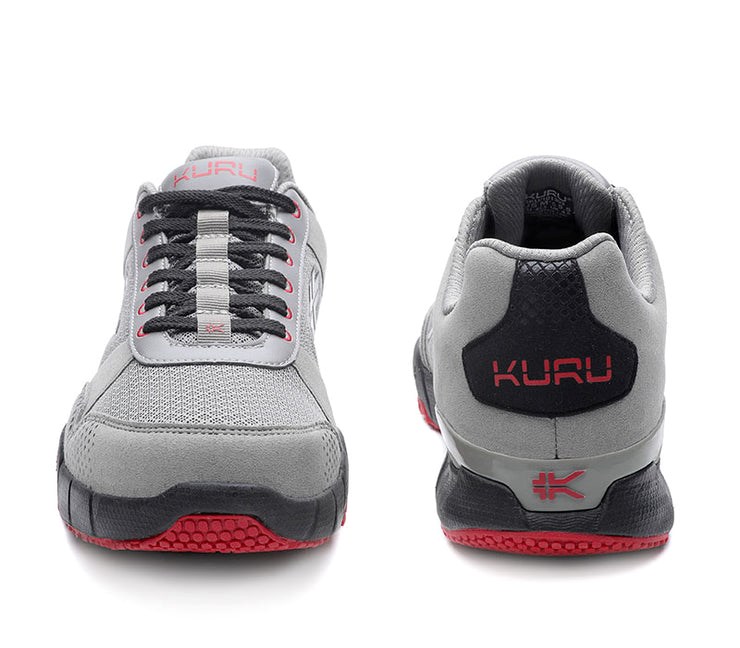 Tungsten-Cardinal Black Kuru QUANTUM Fitness Sneaker | HAU-256081