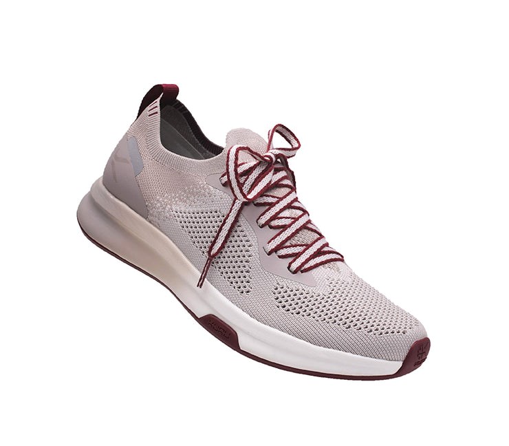 Vanilla Cream-Maroon Kuru FLUX Sneaker | AOQ-823015