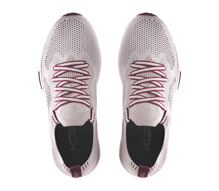 Vanilla Cream-Maroon Kuru FLUX Sneaker | AOQ-823015