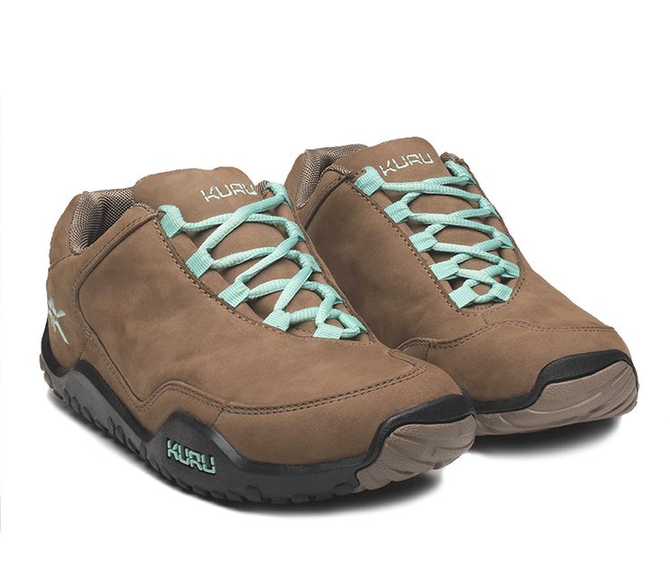 Warmstone-Jet Black-Mint Green Kuru CHICANE WIDE Trail Hiking Shoe Wide | FQW-012348