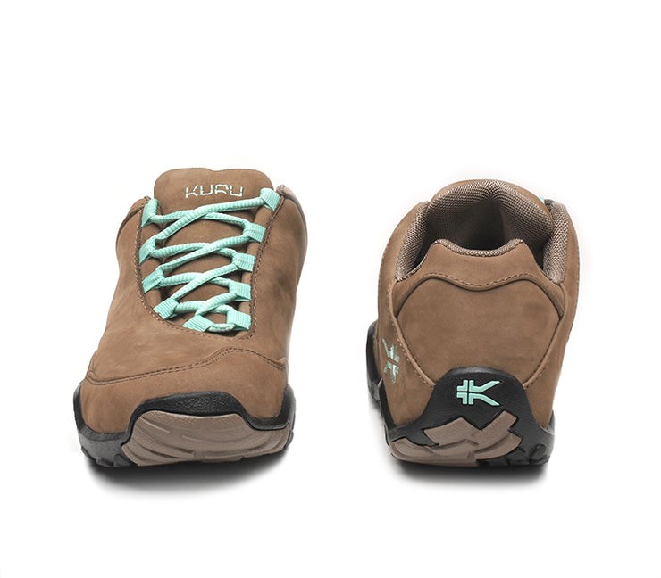 Warmstone-Jet Black-Mint Green Kuru CHICANE WIDE Trail Hiking Shoe Wide | FQW-012348