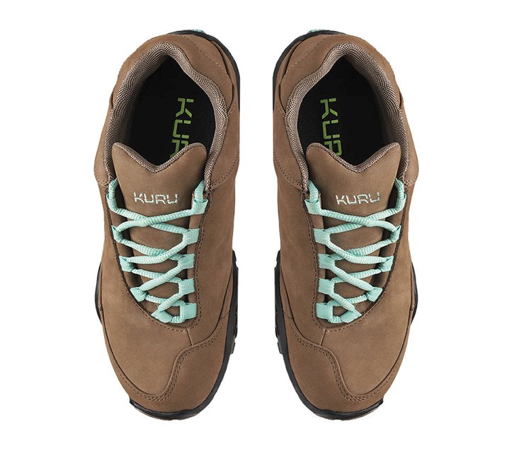 Warmstone-Jet Black-Mint Green Kuru CHICANE WIDE Trail Hiking Shoe Wide | FQW-012348