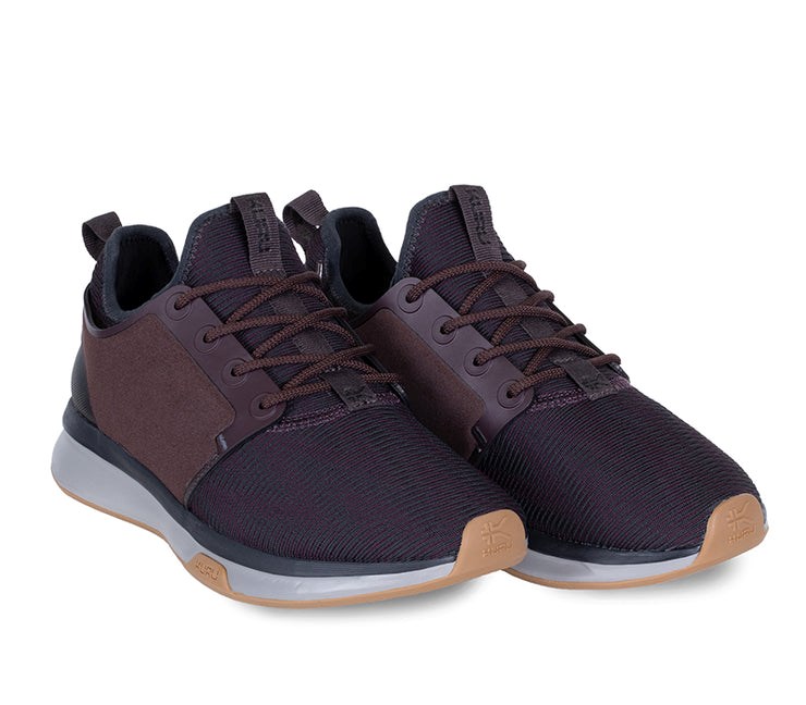 Wine Purple-Storm Gray-Black Shadow Kuru ATOM WIDE Athletic Sneaker Wide | GIW-541379