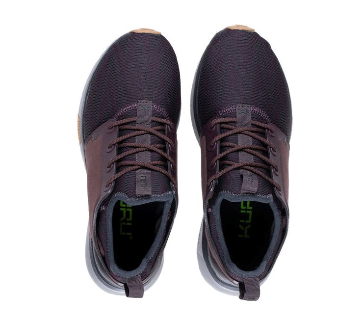 Wine Purple-Storm Gray-Black Shadow Kuru ATOM WIDE Athletic Sneaker Wide | GIW-541379