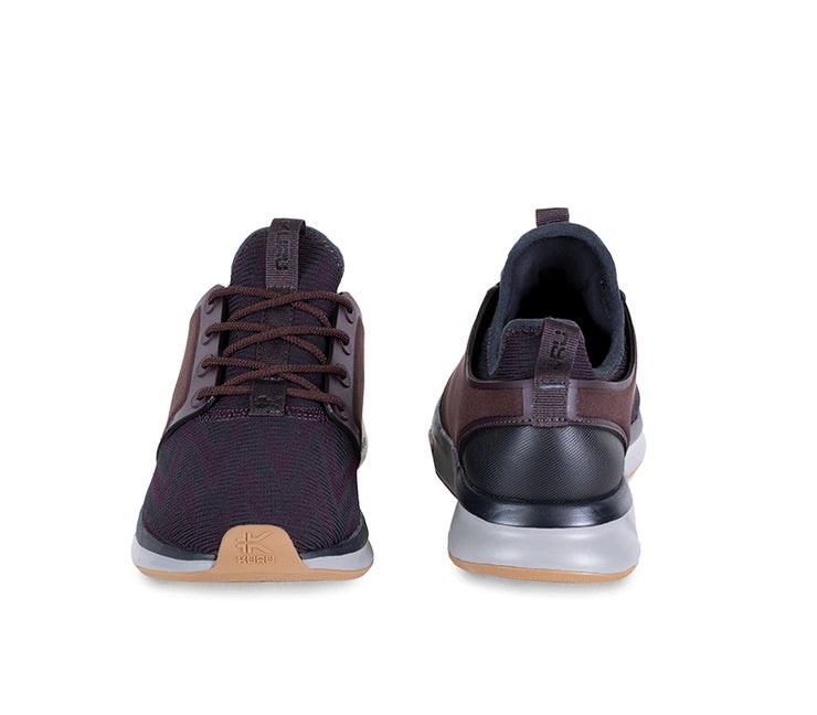 Wine Purple-Storm Gray-Black Shadow Kuru ATOM Athletic Sneaker | KHG-178359